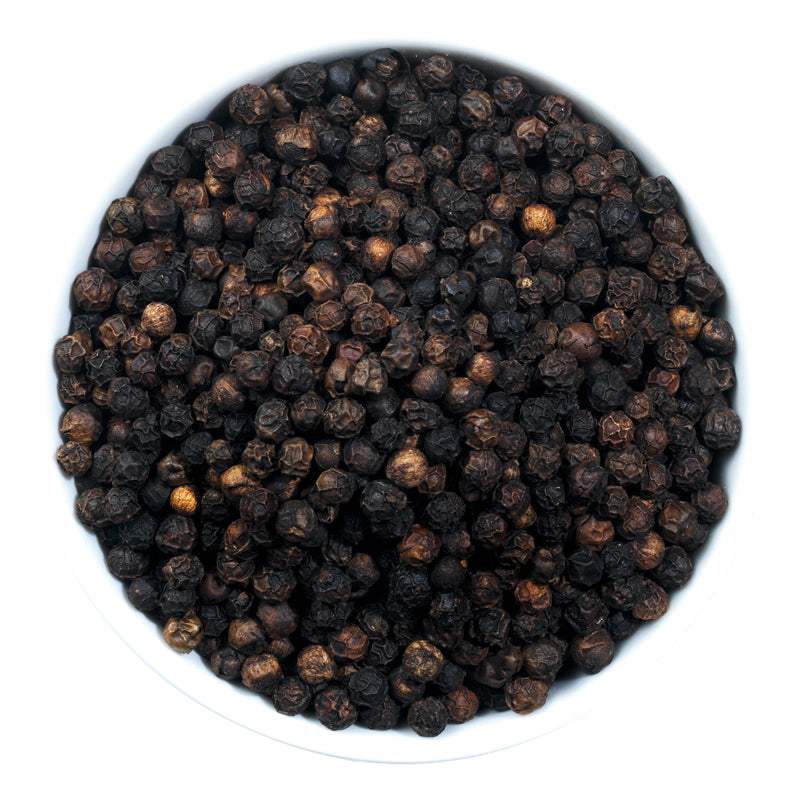 Pfeffer, schwarz, ganz