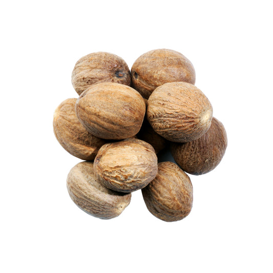 Muskatnuss, ganz