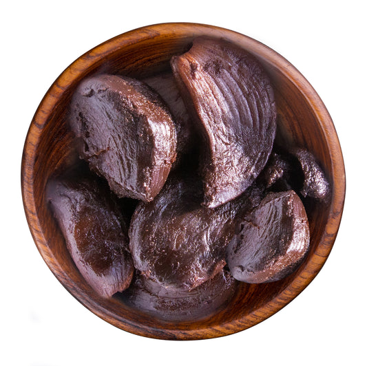 Bio schwarzer, fermentierter Knoblauch