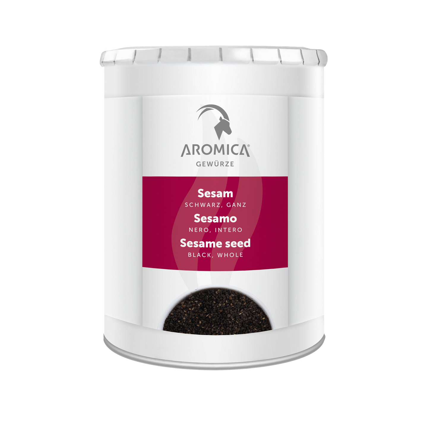 Sesam, schwarz, ganz