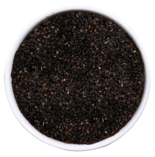 Sesam, schwarz, ganz